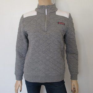 Vineyard Vines Sweatshirt Size Small Gray 1/4 Zip Pullover